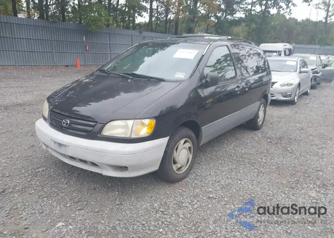 2001 Toyota Sienna Le z USA, uszkodzony, nr VIN 4T3ZF13C81U345260